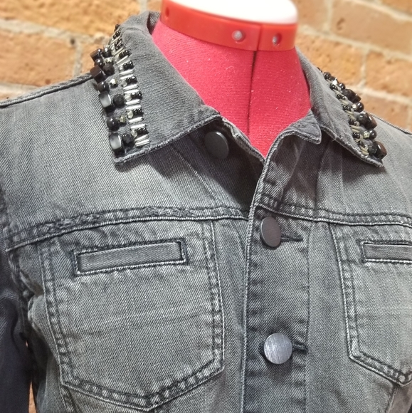 CAbi Jeans faded black denim jacket - Picture 4 of 8